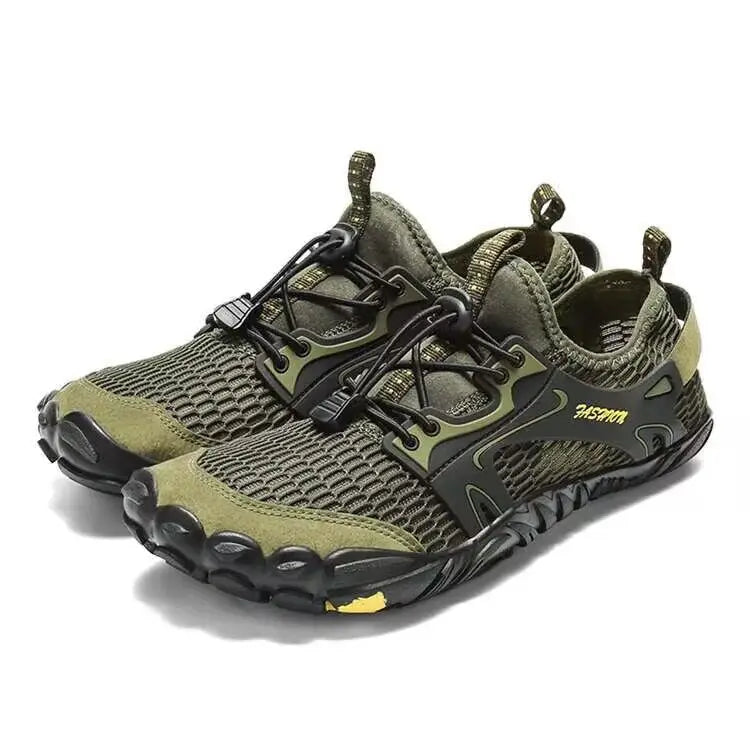 Wading Schoenen voor Mannen - Ademend Water Hiking Schoenen, Sneldrogende Mesh Sneakers voor Buiten en Klimmen