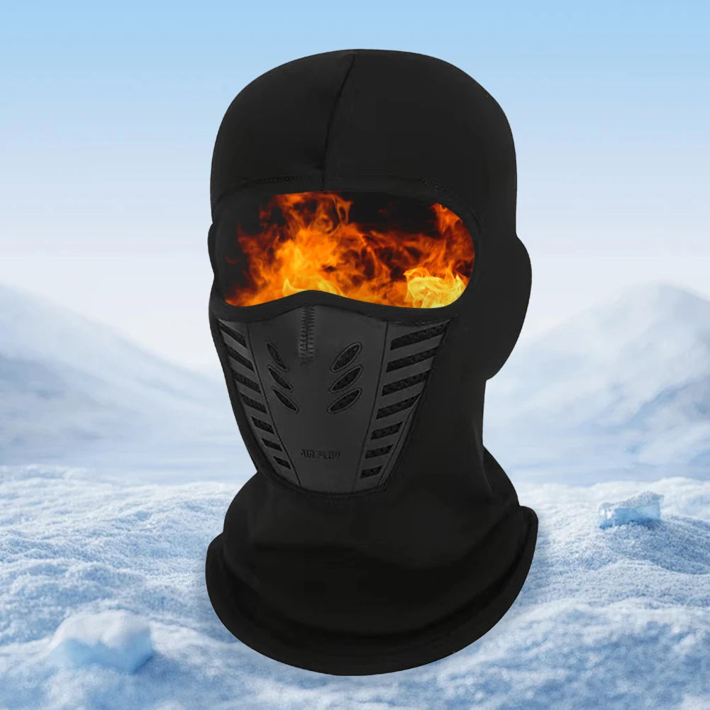 Winddichte Fleece-Sturmhaube – Nackenwärmer und Skimaske für Outdoor, Wandern und Radfahren