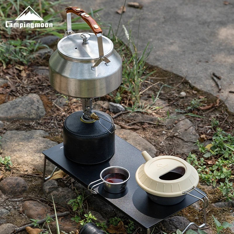 CAMPINGMOON Universal-Topfdeckel aus Silikon – lebensmittelecht und hitzebeständig für Camping und Kaffeezubereitung