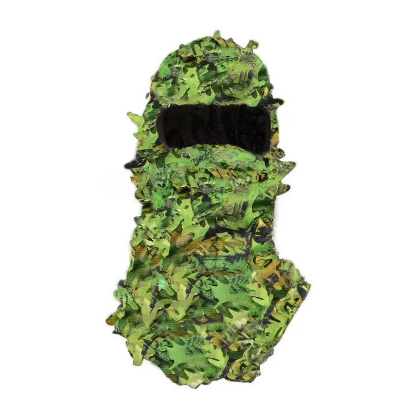 Camouflage Jagd- und Angelmütze – Outdoor-Sportmütze mit Maske und Schal für Airsoft, Wandern und Angeln