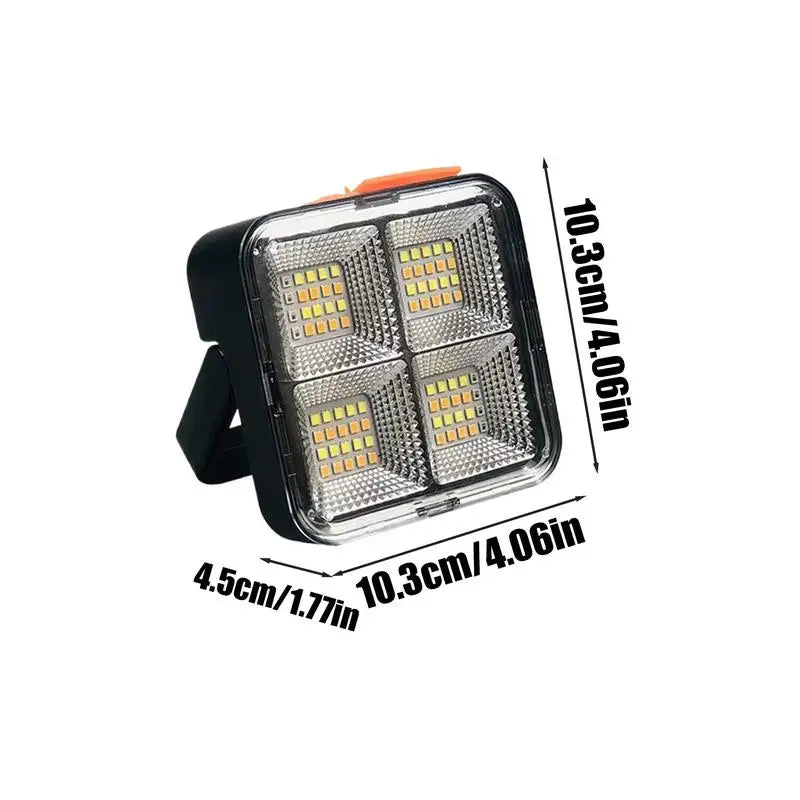Oplaadbare Campinglamp | Zonne-energie | Krachtige Floodlight