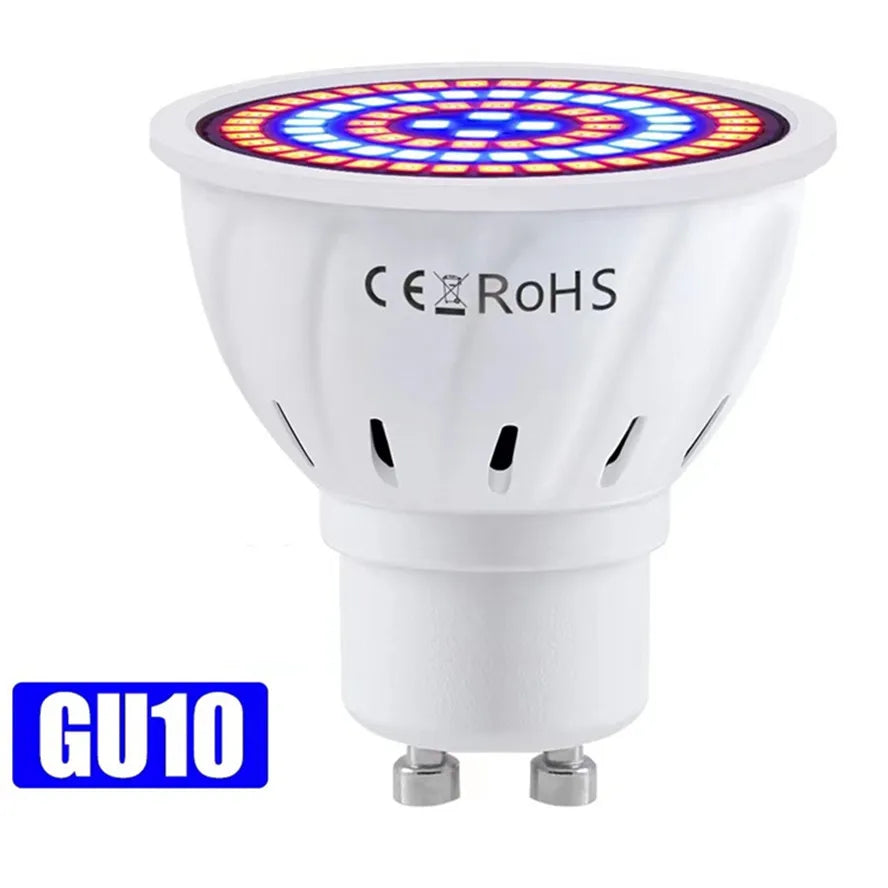 LED-Wachstums-Vollspektrumlampe – E27 E14 GU10 MR16 220 V Hydrokultur- und Wachstumslampe für Zimmerpflanzen