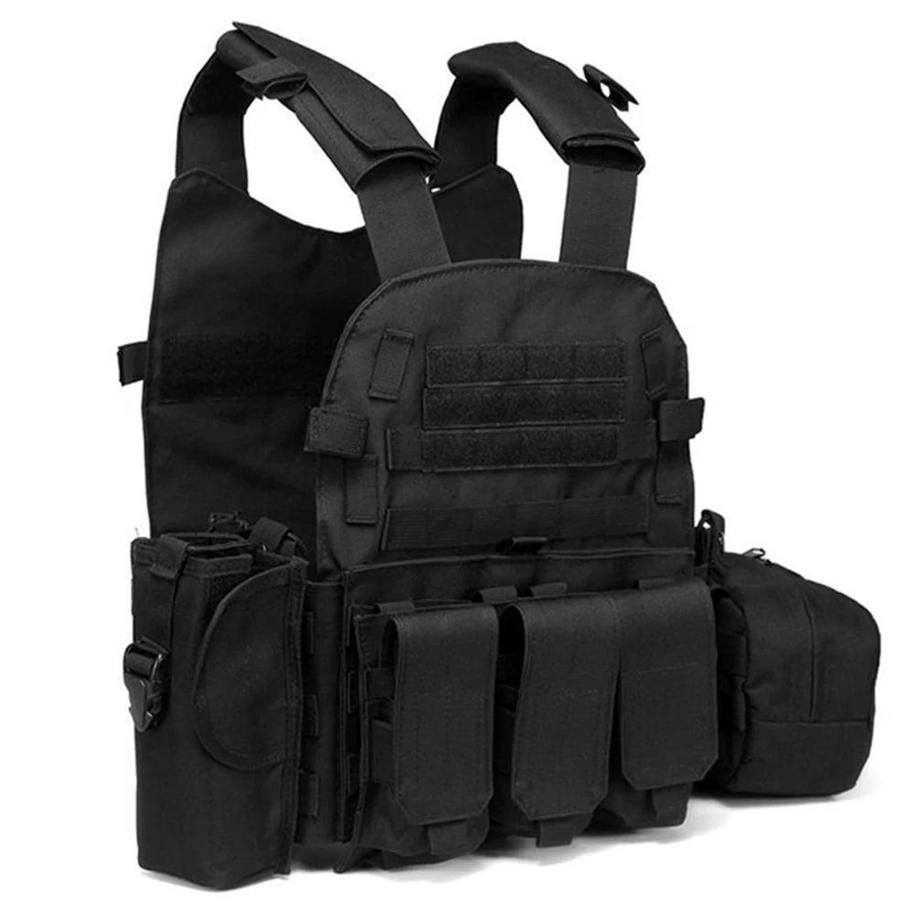 Nylon Chest Rig MOLLE Weste – Camouflage-Körperpanzerung für Jagd, Airsoft, Paintball und taktische Einsätze