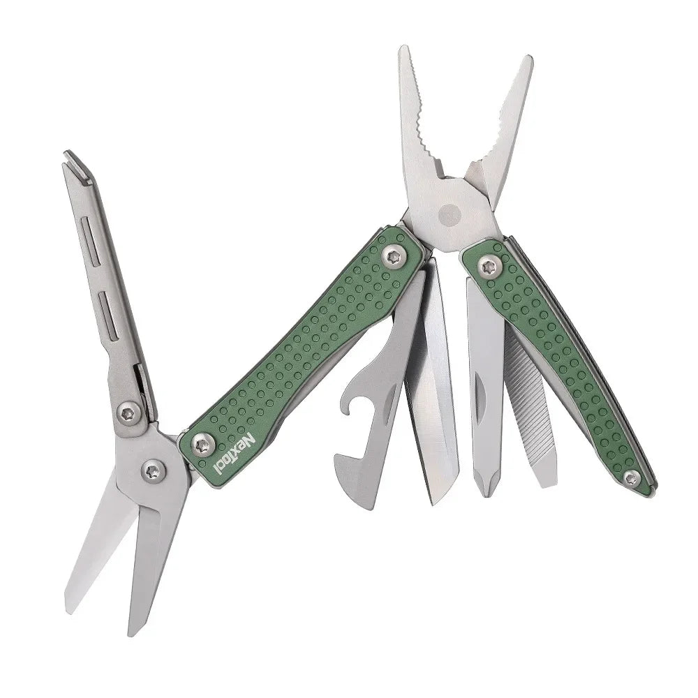 NexTool Mini Flagship 10-in-1 Multitool – Multifunctionele Vouwbare EDC Handgereedschap voor Outdoor en Dagelijks Gebruik