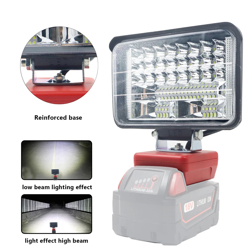 3-inch LED Werklamp | Oplaadbare Zaklamp & Campinglamp | Floodlight & Spotlight