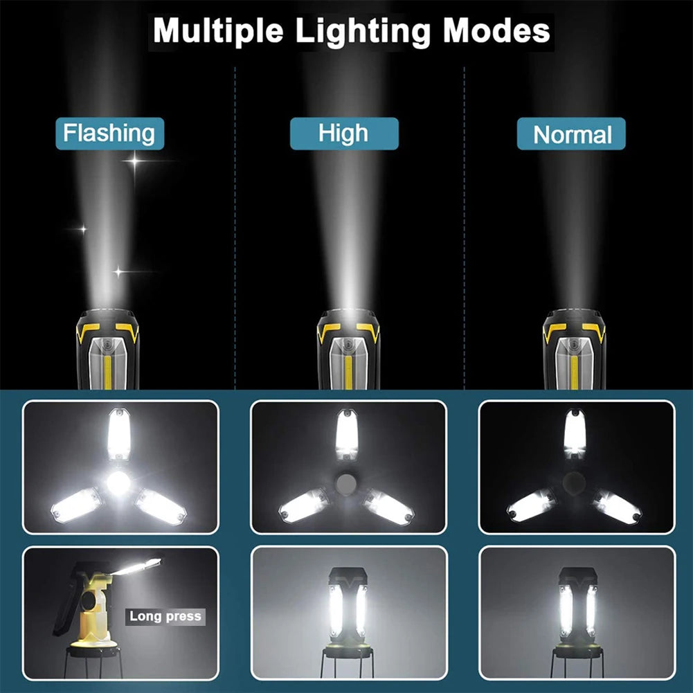 Outdoor LED Camping Lamp | 6 Lichtmodi | USB Oplaadbaar | Noodverlichting