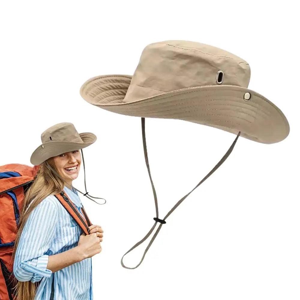 Ademende Zonnehoed – Unisex Bucket Hat met Brede Rand | Vissen, Wandelen, Kamperen & Strand