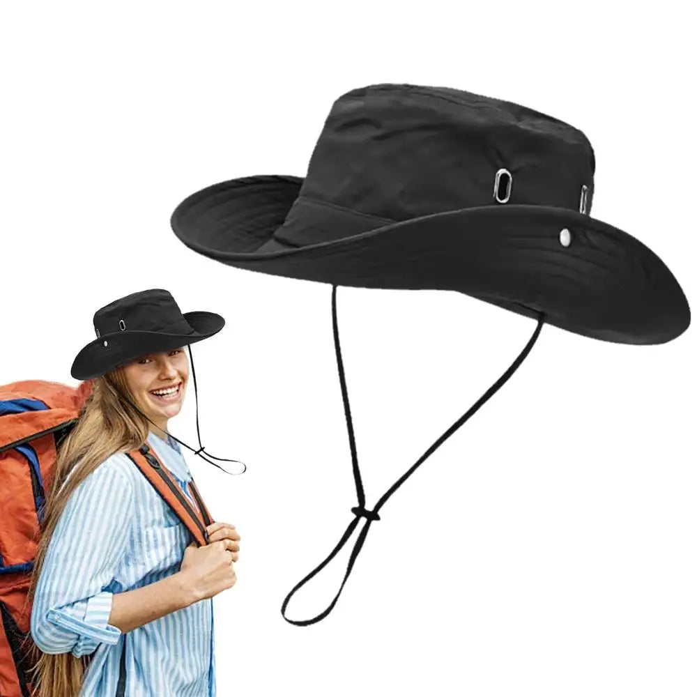 Ademende Zonnehoed – Unisex Bucket Hat met Brede Rand | Vissen, Wandelen, Kamperen & Strand