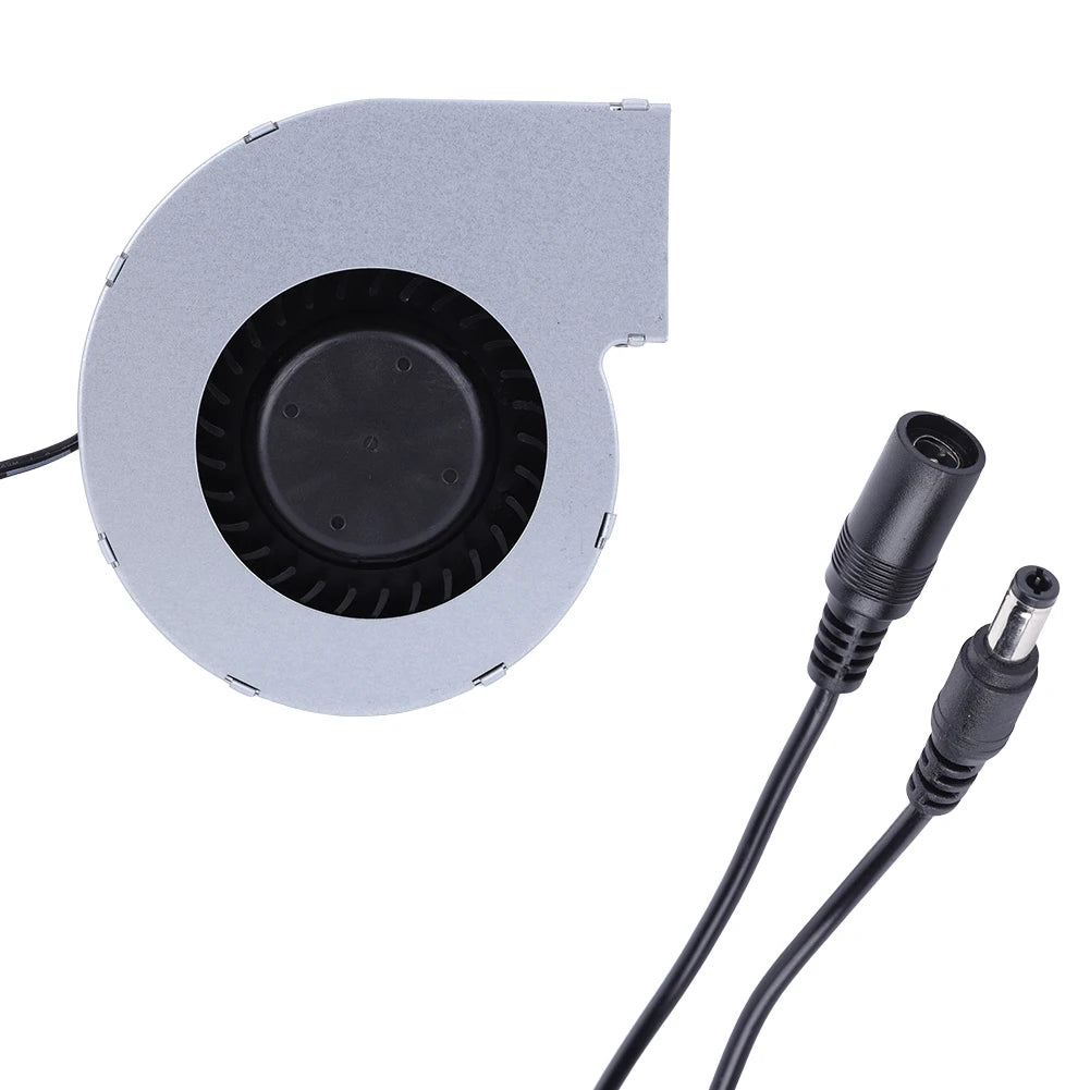 12V BBQ Ventilator | 6000RPM | Variabele Snelheidsregeling | Turbo Blower voor Grill, Houtkachel & Outdoor Koken