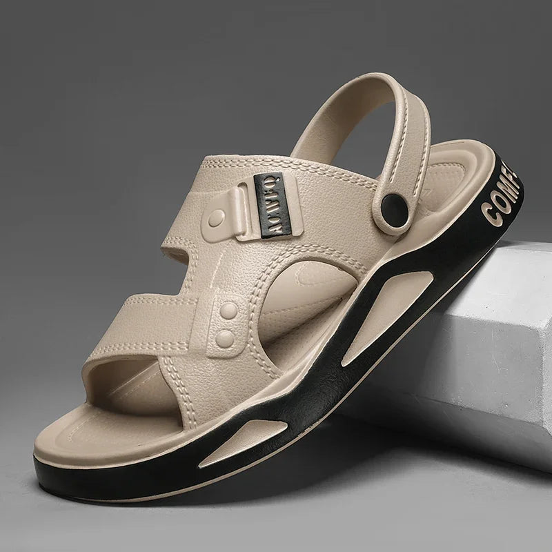 Heren Slippers Zomer 2025 – Lichtgewicht EVA Sandalen met Dikke Zool, Anti-slip, Open Teen, Outdoor