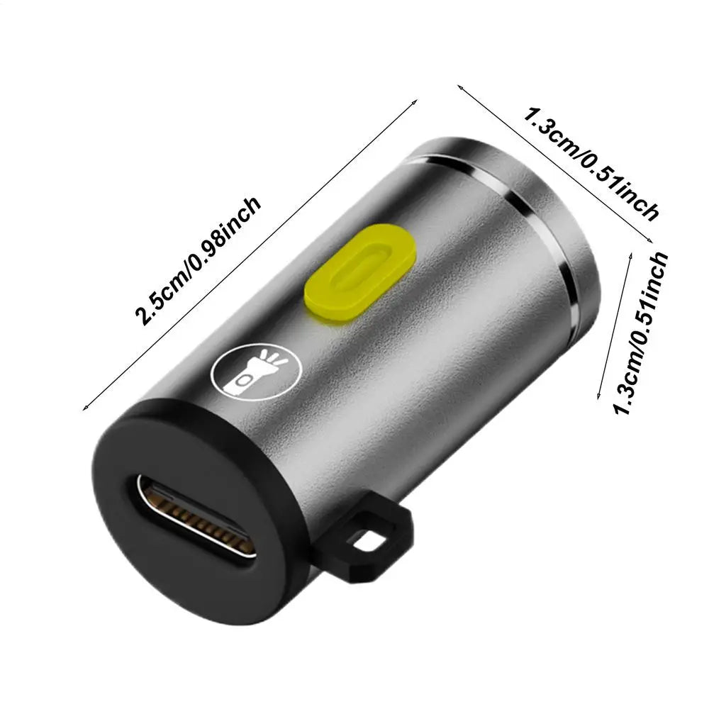 Kleine LED Zaklamp, Superhelder 210-230 Lumen Waterdichte Zaklamp met Lanyard, Draagbare Oplaadbare Zaklamp voor Kamperen en Outdoor Activiteiten