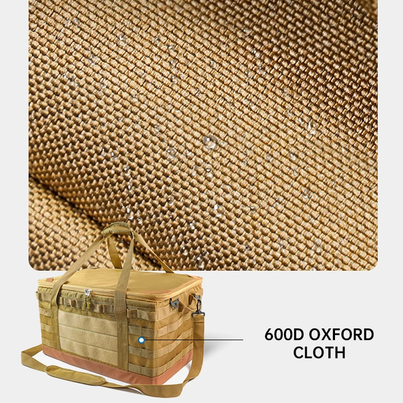 30-45-60L Outdoor Opbergtas | Grote Capaciteit Camping Tas voor Gasfles, Keukengerei en Picknick Benodigdheden