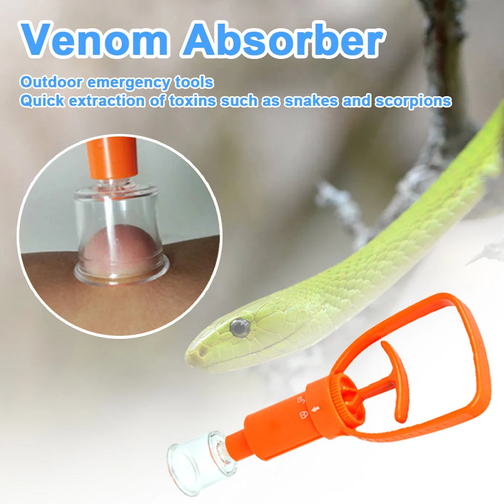 1-5 Pieces Safety Venom Protector - Extractor Suction Pump for Snake, Mosquito and Bee Stings