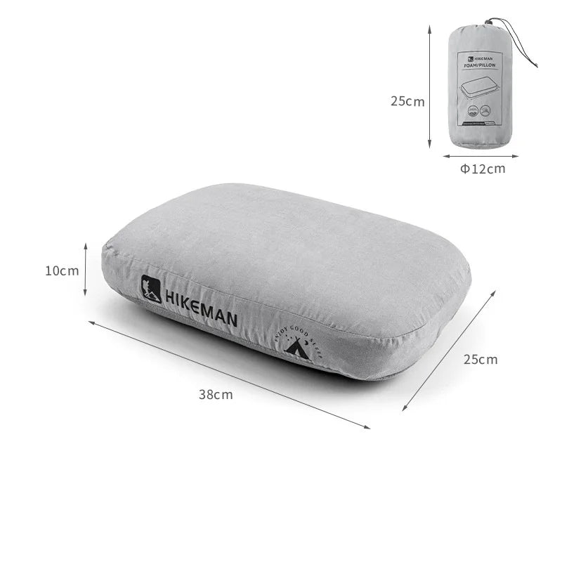 Outdoor Camping Kussen | Geheugenfoam Reiskussen voor Cervicale Ondersteuning en Lunchpauze | Tragere Terugslag