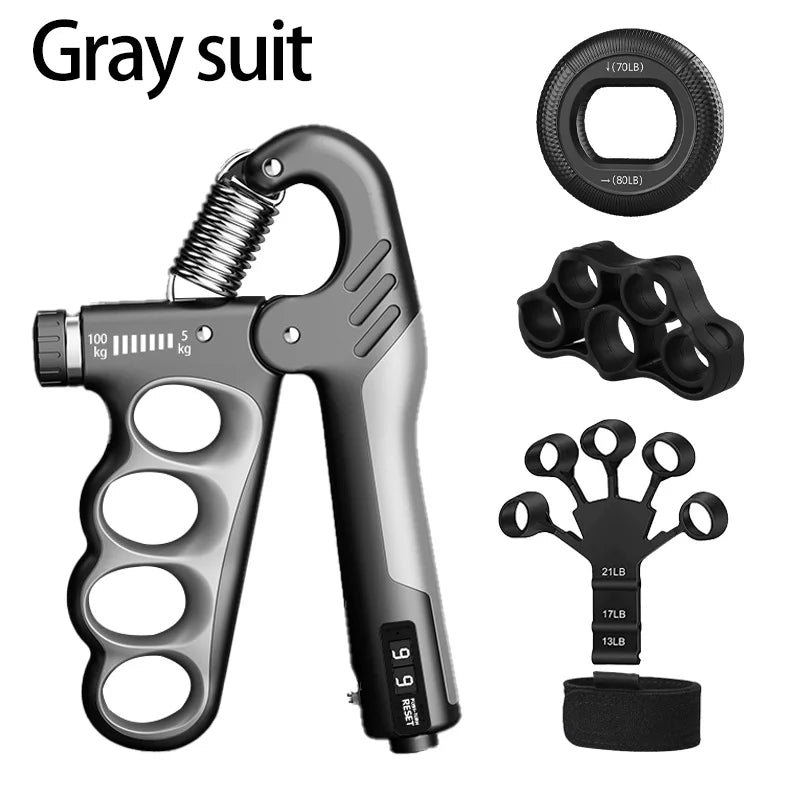 Verstelbare Grip Strengthener voor Handen en Polsen – Hand Krachttrainer voor Fitness, Herstel en Spiertraining (5-100kg)