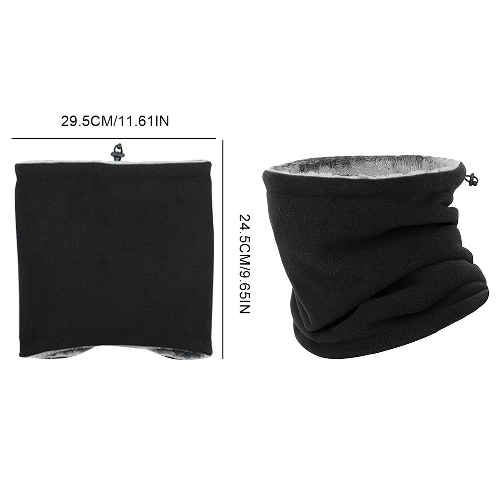 Winddichte winter nekwarmer – fleece sjaal & gezichtsmasker voor skiën, fietsen & outdoor sport