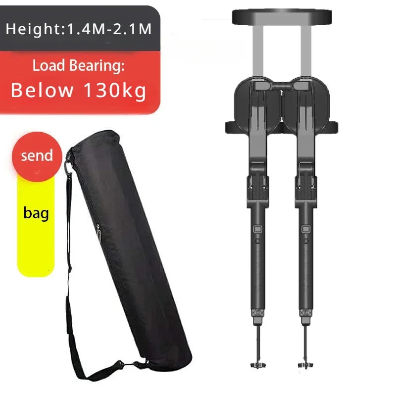 Draagbare Exoskeleton Stoel – Lichtgewicht Opvouwbare Kruk – Outdoor & Sport – Ideaal voor Vissen & Reizen