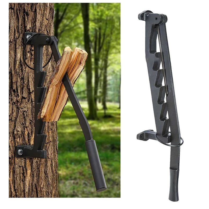 Manueller Holzspalter – an der Wand montierter Holzspalter aus Kohlenstoffstahl für Camping und Garten