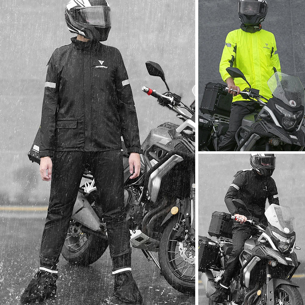 Waterdicht Motor Regenpak – Reflecterend & Ademend