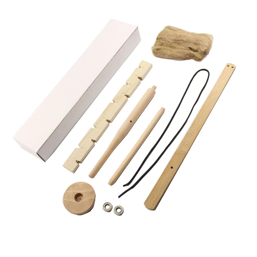 Bow Drill Kit Fire Starter - Wooden Survival Fire Starter - Primitive Friction Tool for Outdoor & Scouting