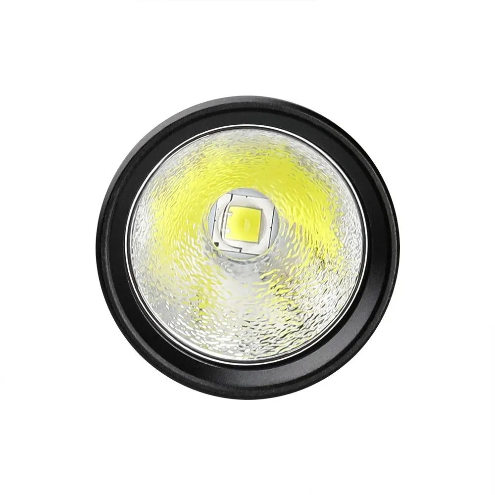Tactische LED Zaklamp 1800 Lumen - Krachtige Oplaadbare Zaklamp met Type C USB voor Leger en Outdoor