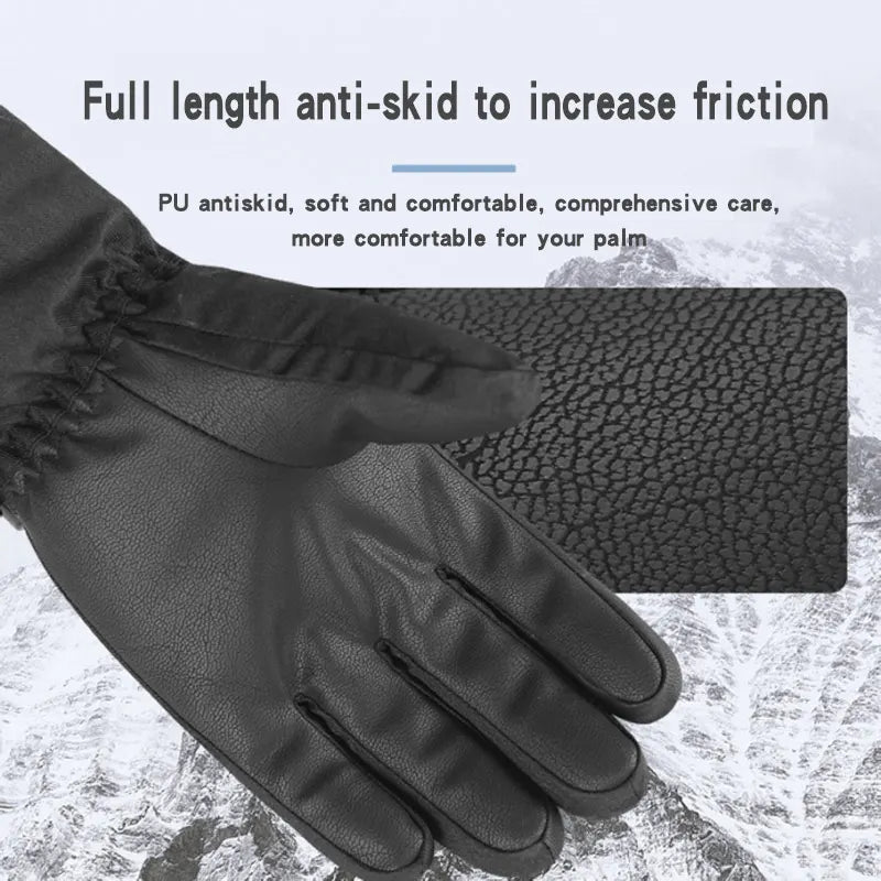 Wasserdichte Ski- und Snowboardhandschuhe mit Touchscreen – 3M Thinsulate Winterhandschuhe für Motorrad und Wintersport