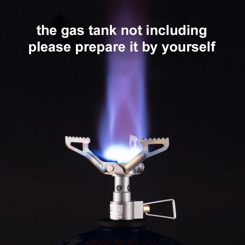 Mini Camping Gasfornuis | Ultralichte Titanium Kooktoestel voor Hiking en Picknick | BRS-3000T