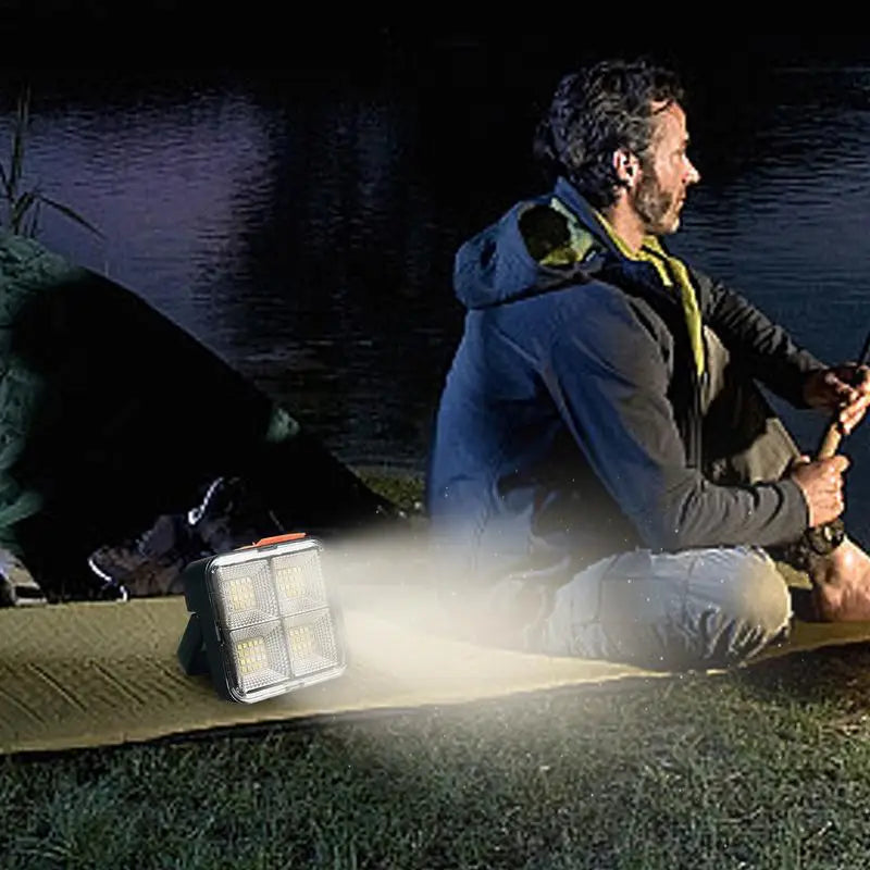 Oplaadbare Campinglamp | Zonne-energie | Krachtige Floodlight