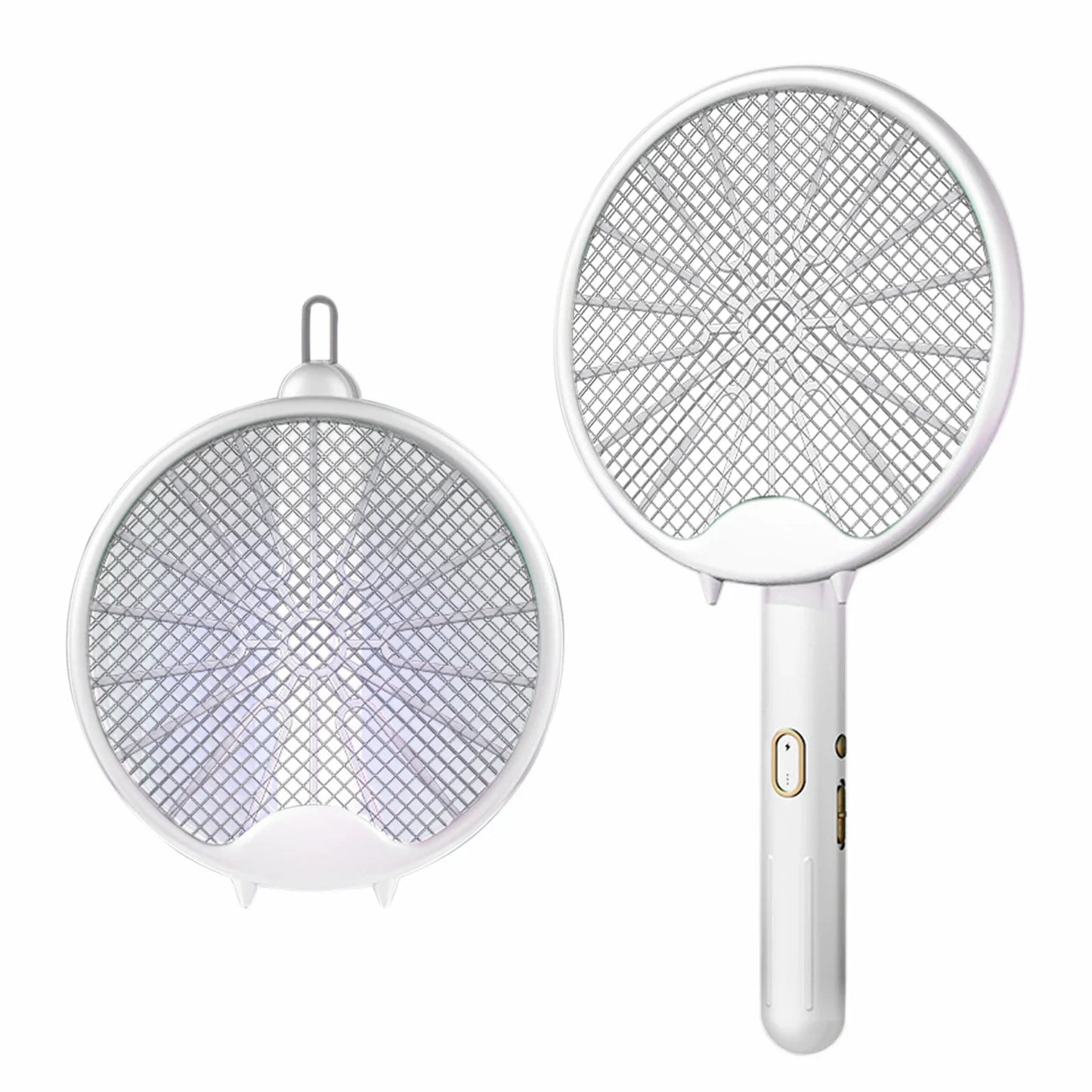 3000V Elektrisch Mosquito Racket, Oplaadbare Insecten Doder Lamp, Vouwbare Mosquito Killer Zapper, USB Oplaadbaar en Veilig voor Binnen en Buiten