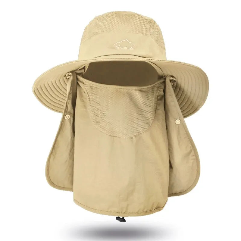 100% Nylon Zomer Buiten Fisherman Hat - Sneldrogend en Zonnebeschermend Hoed voor Mannen en Vrouwen
