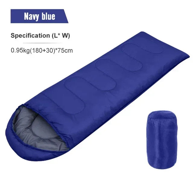 Ultraleichter 4-Jahreszeiten-Schlafsack | Wasserdicht & warm | Für Camping & Backpacking