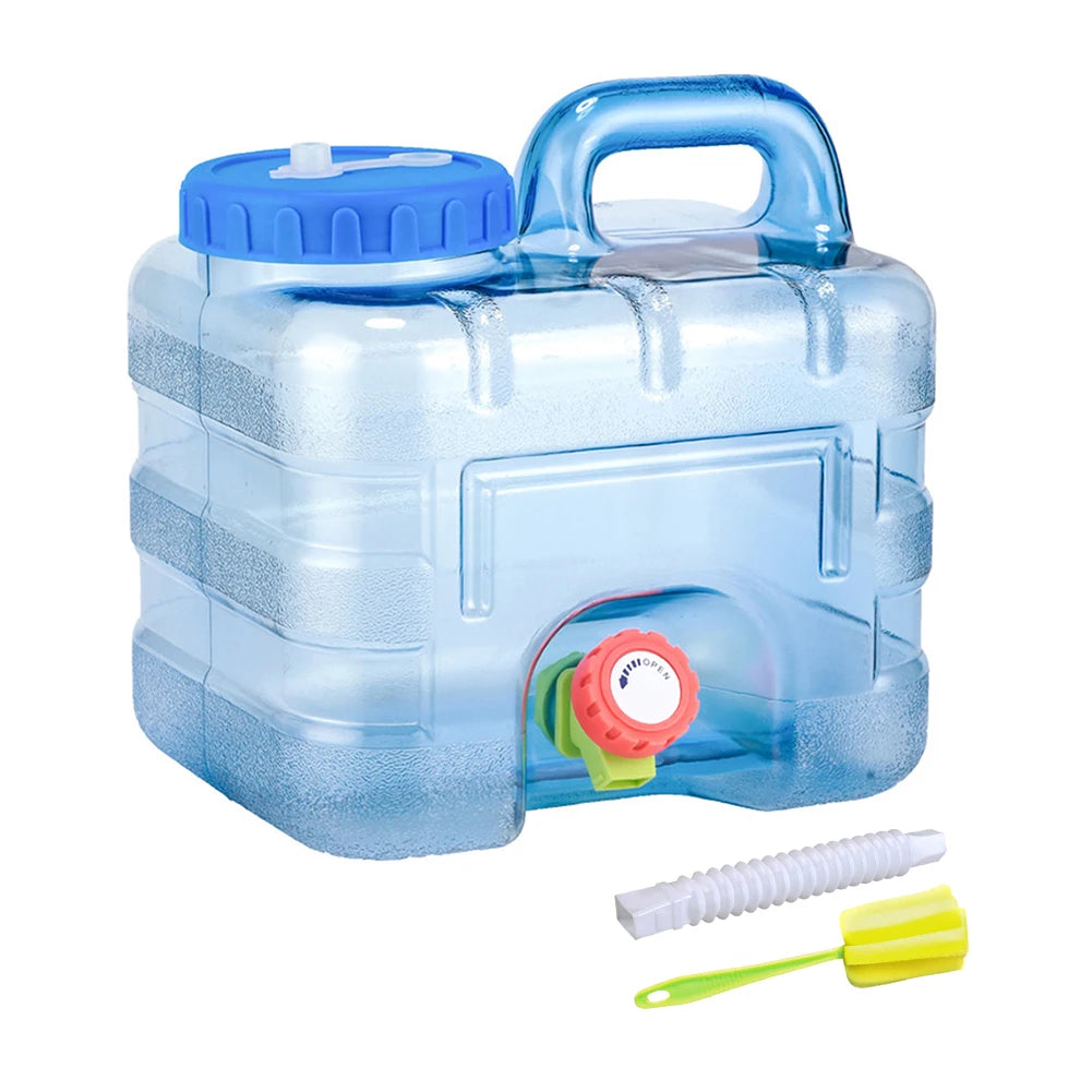 7.5/10/15L Drinkwatercontainer met Kraan | Lekvrije Camping Water Tank voor Hiking, Auto en Outdoor Gebruik