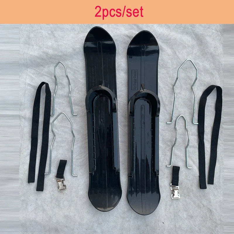 Ski Plate Wheelblades – Universelle Schlittenski für Kinderwagen, Rollstühle und Laufräder