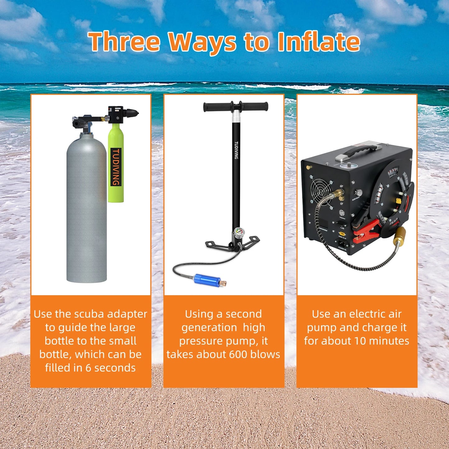 0.5L Scuba Diving Tank Set - Mini Zuurstofcilinder met Volledige Snorkelmasker, Draagbare Reis Duikset voor Scuba Duiken