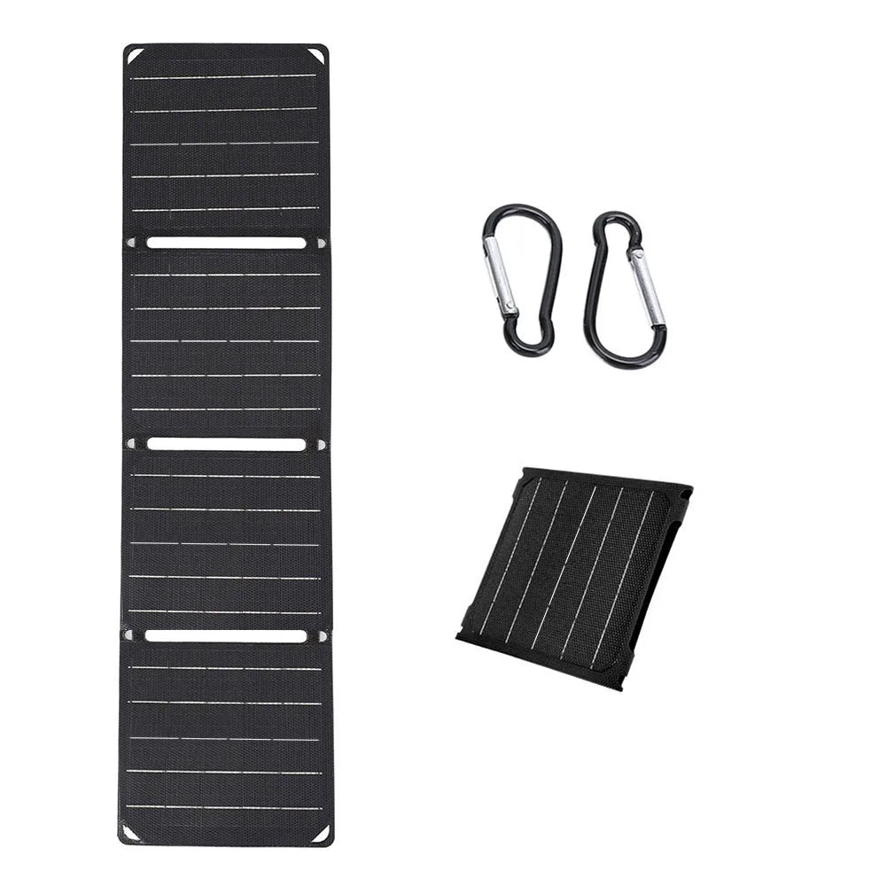 40W Opvouwbaar Zonnepaneel | USB + PD QC 3.0 | Draagbare Oplader voor Telefoon & Powerbank