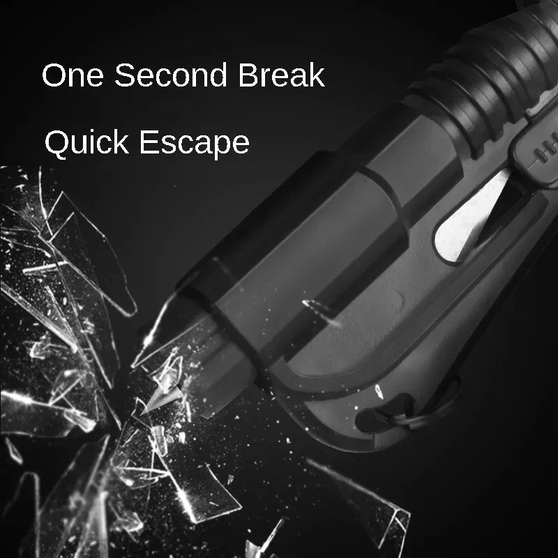 Safety Hammer 3-in-1 Car Escape Tool – Window Breaker, Seat Belt Cutter, Compact Emergency Hammer for Car Accessories