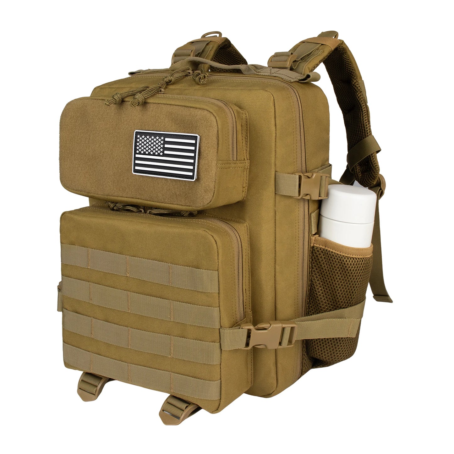 Tactische Rugzak 25L – Outdoor Unisex Legerrugzak met Molle-Systeem voor Hiking, Camping & Klimmen