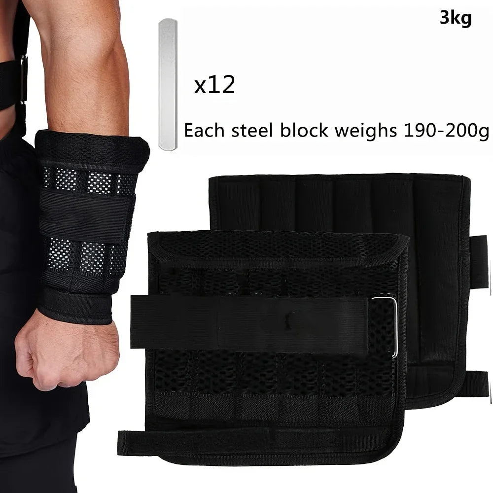 Verstelbaar Gewichtenvest, Ankle Weights en Polsgewichten voor Krachttraining, Hardlopen en Fitness - Ideaal voor Versterking en Spieropbouw