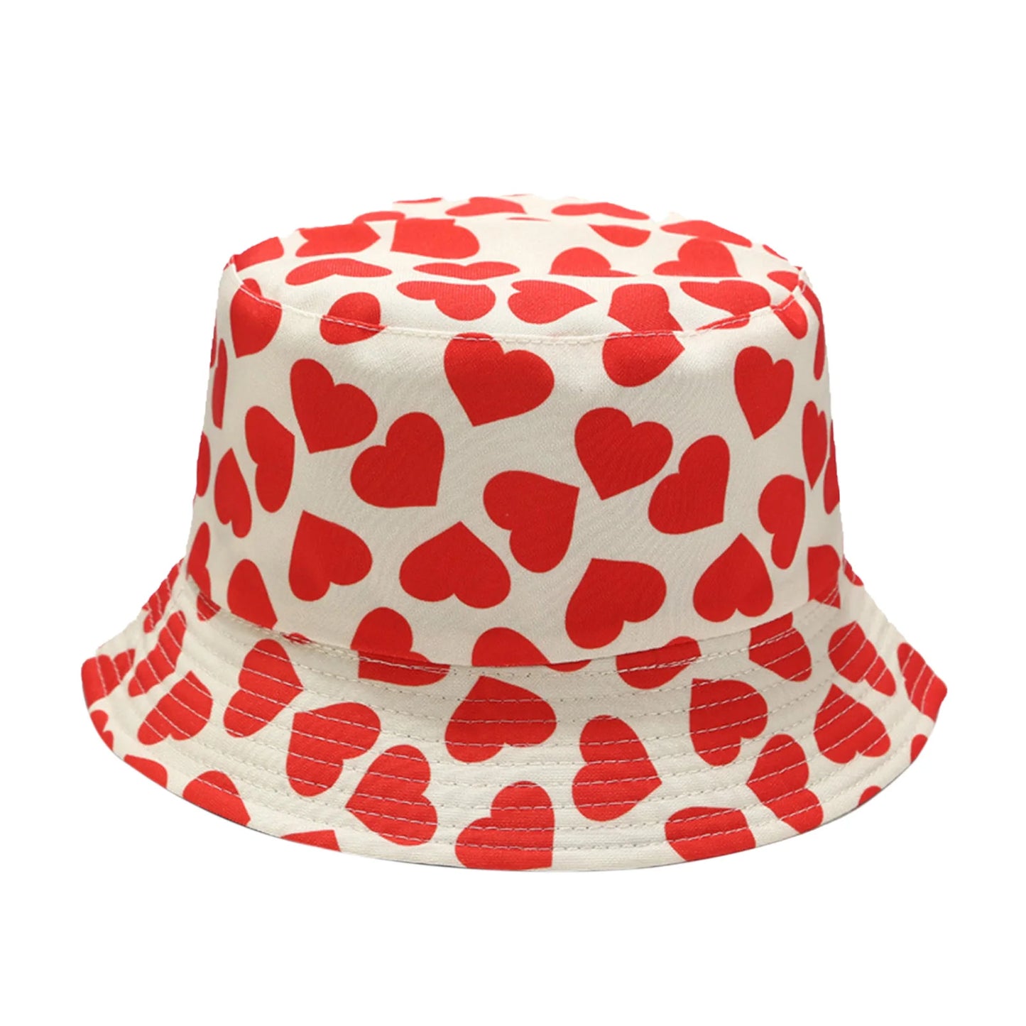 Unisex Fashion Bucket Hat | Zomerse Vissershoed | Camouflage & Hartjespatroon | Ademend & Opvouwbaar