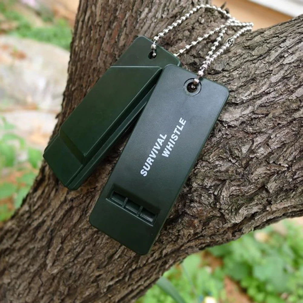 10-1PC 3-Frequency Emergency Whistle – Portable Safety Whistle for Hiking, Camping and Mountaineering