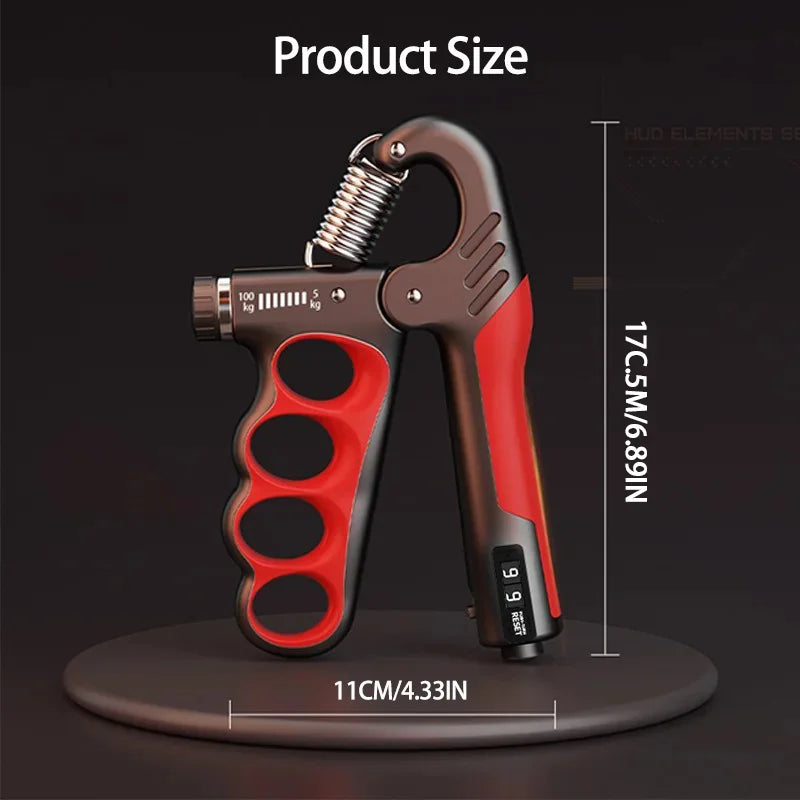 Verstelbare Grip Strengthener voor Handen en Polsen – Hand Krachttrainer voor Fitness, Herstel en Spiertraining (5-100kg)