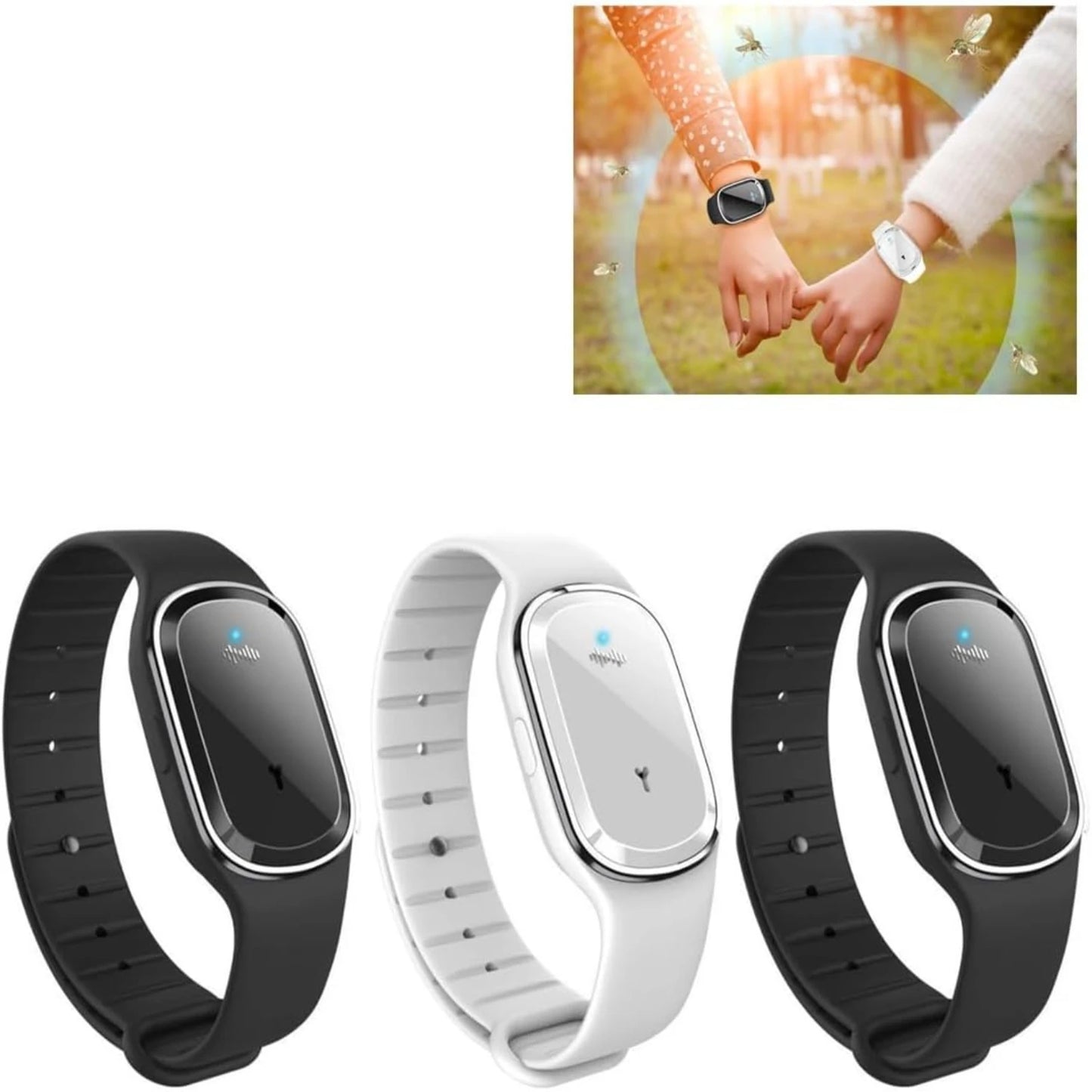Waterdichte Insectenwerende Polsband, Mosquito Repellent Armband voor Buitenactiviteiten, Duurzaam en Stijlvol, Veilig voor Alle Leeftijden