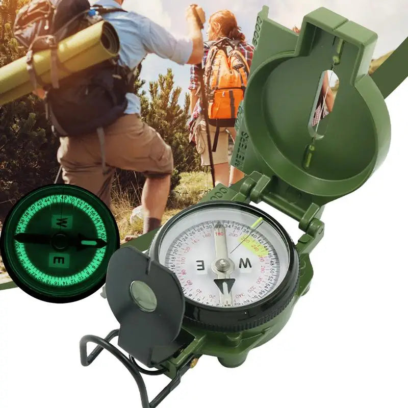 Wasserfester und sanddichter Campingkompass – Navigationshilfe für Expeditionen und zum Kartenlesen