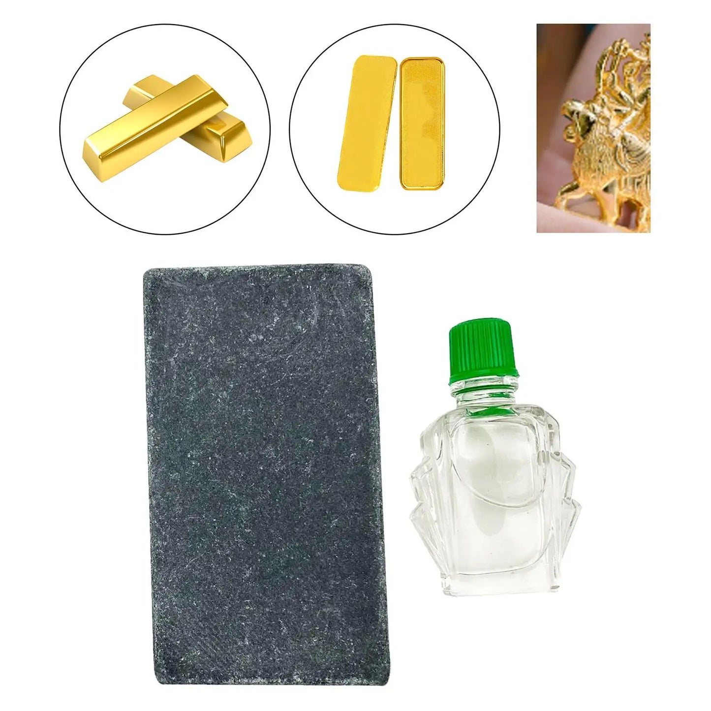 Goud testkit met toetssteen – Sieraden goudtester met zuurtest – 10K-24K juwelen taxatie set