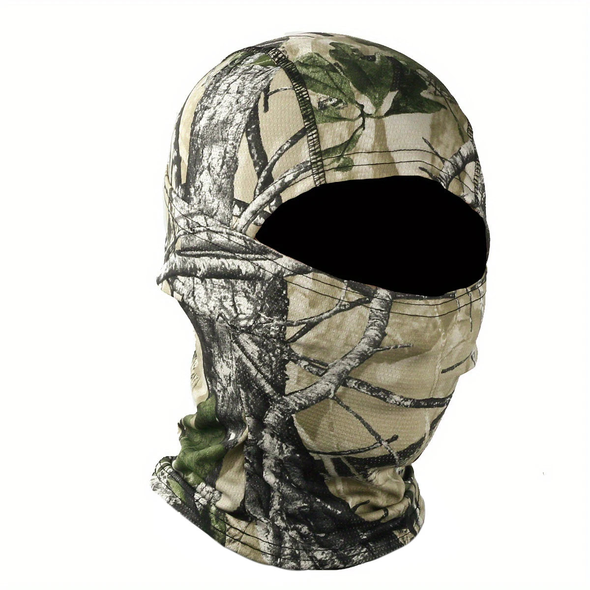 Camouflage Balaclava Hoed voor Fietsers & Jagers – Volledige Gezichtsmasker voor Buiten, Skiën, Motorhelm Binnenmuts