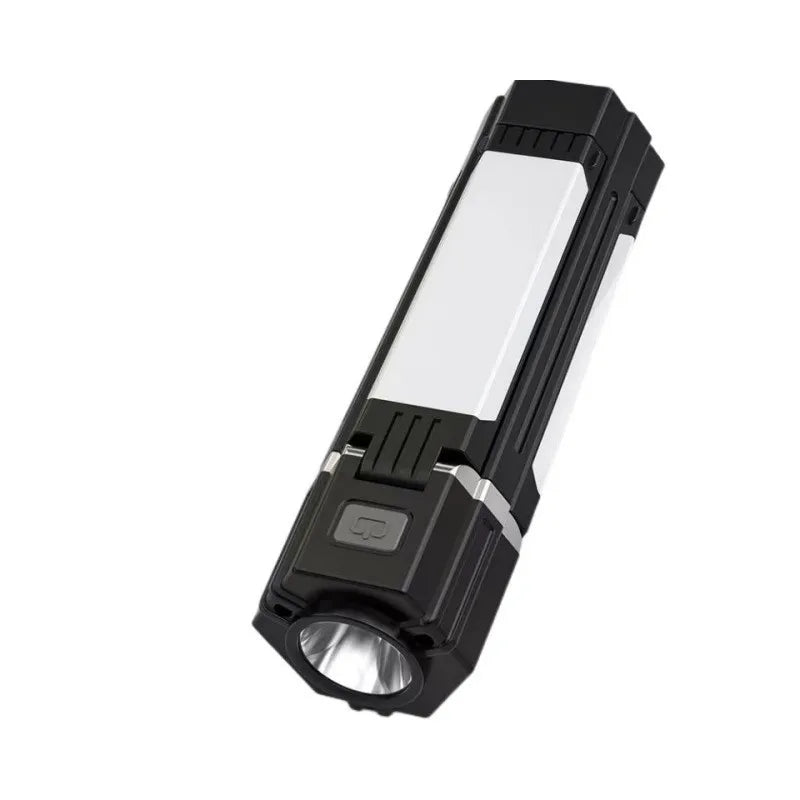 Wiederaufladbare Outdoor-Campinglampe – Tragbare, faltbare Taschenlampe und Notstrombank