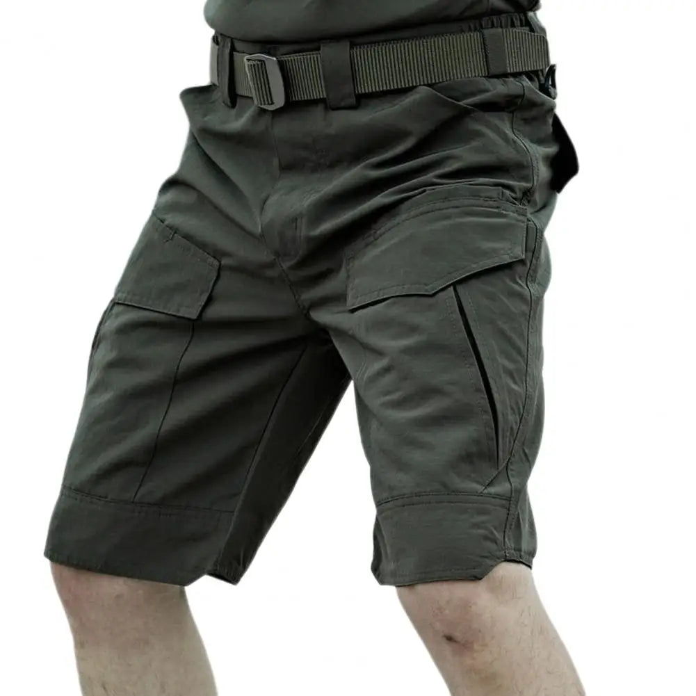 Heren Cargo Shorts – Waterdichte Outdoor Korte Broek met Meerdere Zakken