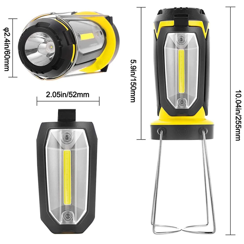 Outdoor LED Camping Lamp | 6 Lichtmodi | USB Oplaadbaar | Noodverlichting