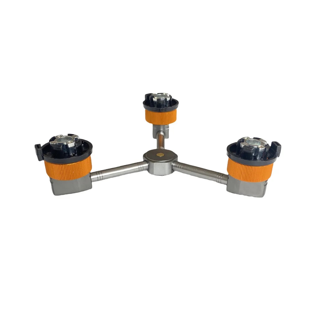 3-in-1 Butan Adapter – Gasverteilerkopf für Camping und Outdoor-Aktivitäten