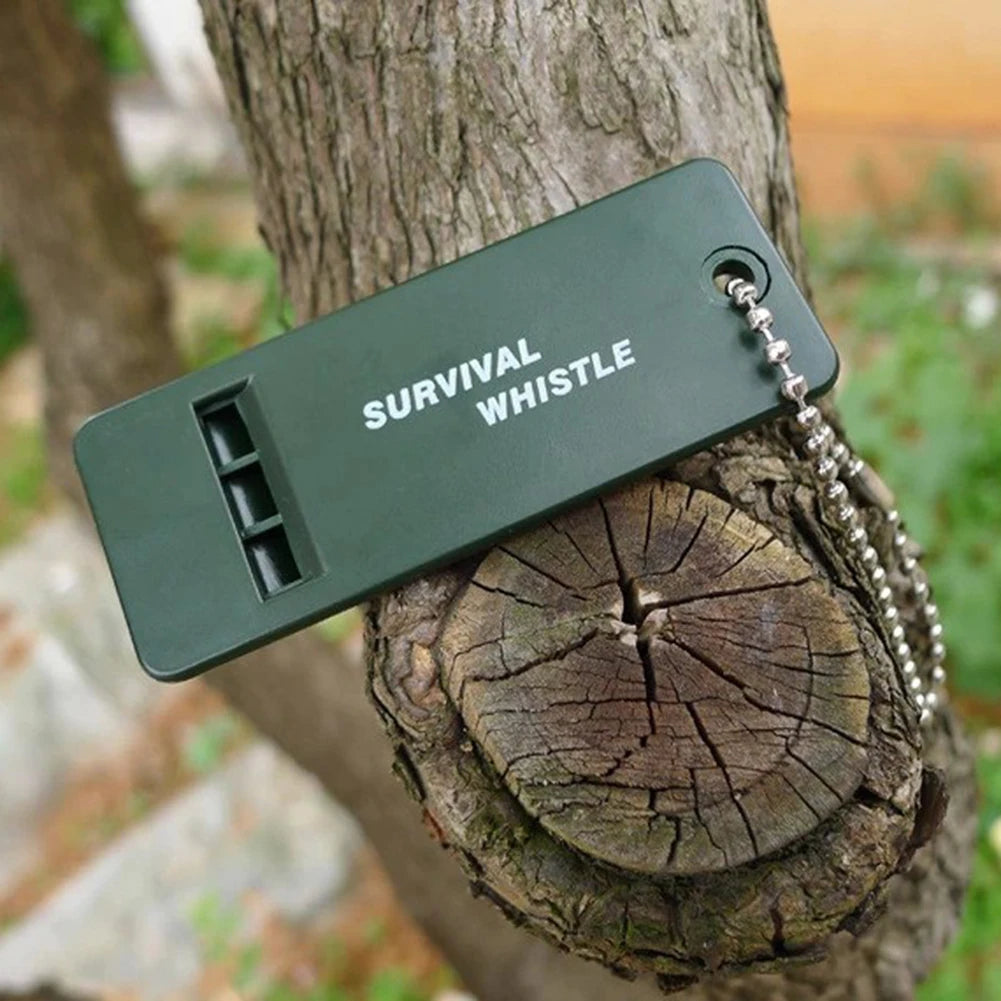 10-1PC 3-Frequency Emergency Whistle – Portable Safety Whistle for Hiking, Camping and Mountaineering